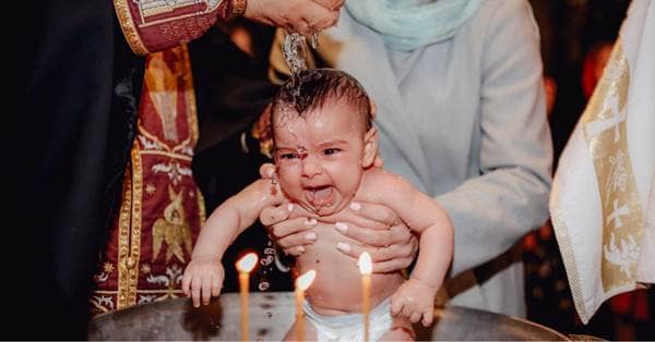 a baby baptism