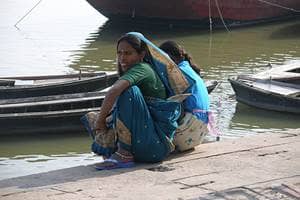 Women on the Bank of the Ganges