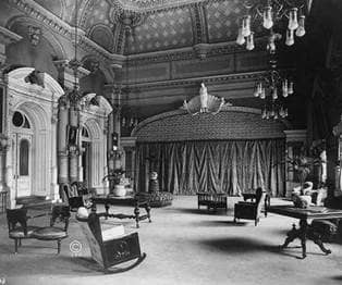 The Salt Lake Temple Celestial Room 1909. (Library of Congress)