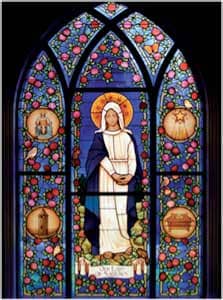 Our Lady of Sorrows Window; Photo by Matt Cashore