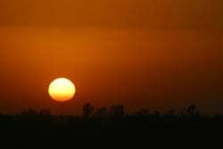 Baghdad sunset: Photo courtesy of yater via C.C. license at Flickr