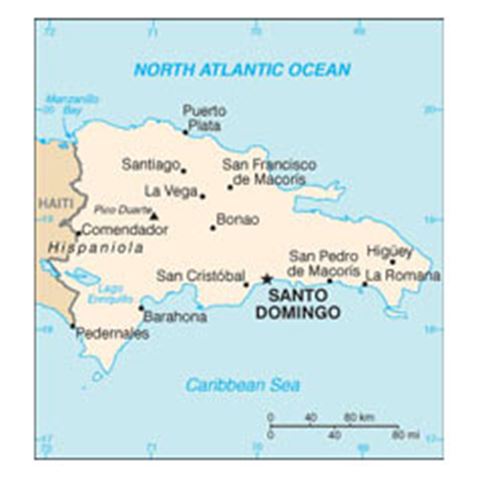 Map of Dominican Republic