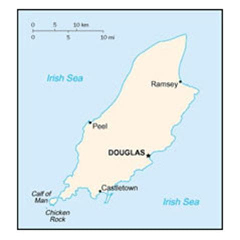 Map of Isle of Man
