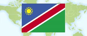 Flag of Namibia