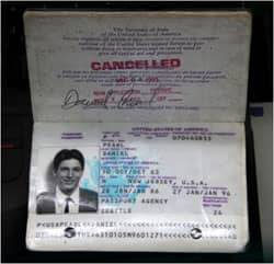 Daniel Pearl's passport: Photo courtesy of dbking via C.C. license at Flickr