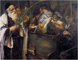 Sukkot by Leopold Pilichowski 1894 via Wikimedia CC