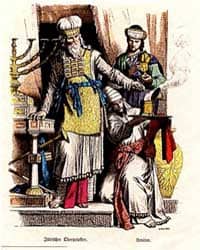 The High Priest and the Levites by Braun & Schneider (c. 1861-1880) via Wikimedia CC