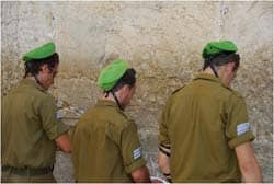 Religious Israeli soldiers