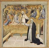 The Mystic Marriage of St. Catherine of Siena: by Giovanni de Paolo, 1460