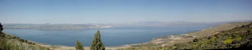 Photo: The Sea of Galilee from the southeast. (Photo by William Hamblin)