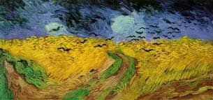 Wheat Field with Ravens, Vincent van Gogh: Copyright 1995 Nicolas Pioch