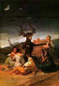 El Aquelarre by Francisco de Goya