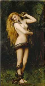 Lilith by John Collier (1892) - photo courtesy of rami.sedhom via C.C. License at Flickr