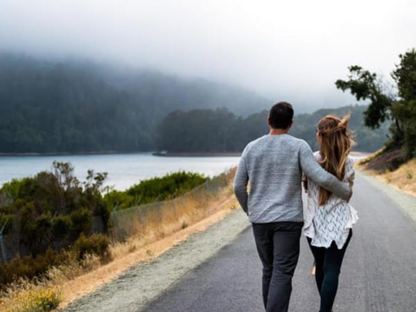 couple walking