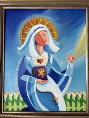 Catherine of Siena by Carol Zangari