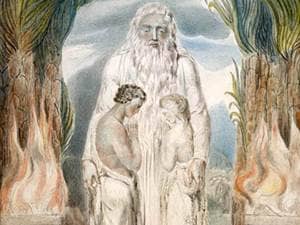 The Angel of the Divine Presence by William Blake